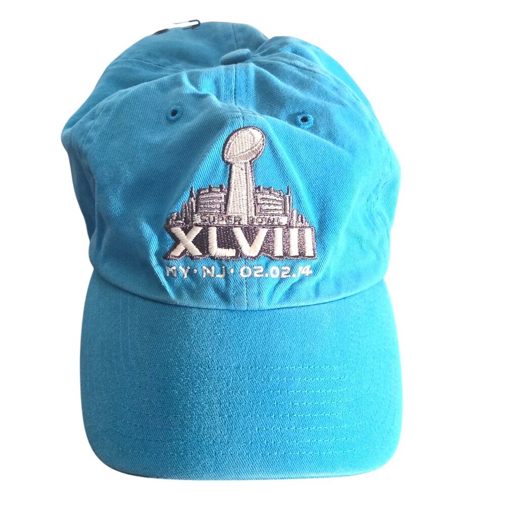 Super Bowl XLVIII Sky Blue '47 Brand Adjustable Cap